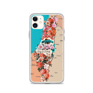 Palestine Floral Map Case