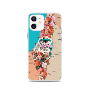 Palestine Floral Map Case