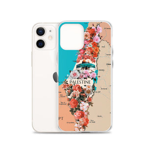 Palestine Floral Map Case