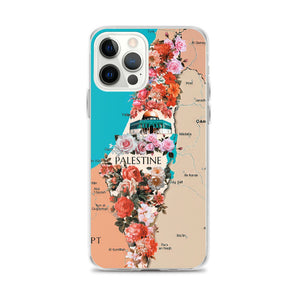 Palestine Floral Map Case