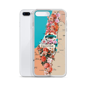 Palestine Floral Map Case