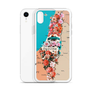 Palestine Floral Map Case