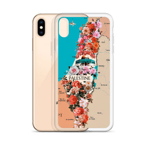 Palestine Floral Map Case